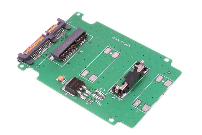 NOYITO mSATA to SATA 3.0 Adapter Converter Card 50mm mSATA SSD to 2.5â€ SATA SSD 15+7 Pin Adapter - Image 1